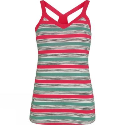 Top Patagonia Hotline Mujer Coral / Verde - Chile RAV981432